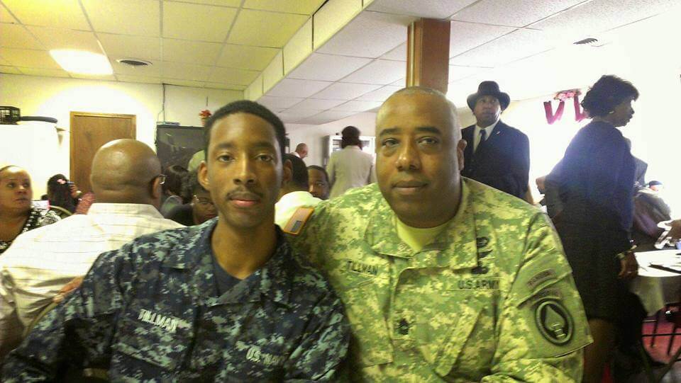 Father and Son in enlisted life.